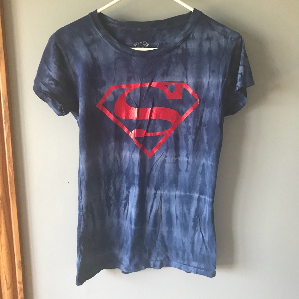 Superman tie-dye t-shirt